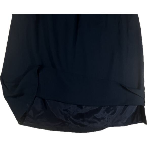 Vintage Body English Black Pleated A-Line Midi Skirt High Waist Union Tag 5/6 - Picture 3 of 8